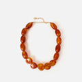 Gudrum collar grande de resina 
