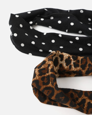 Rufin pack de diademas elásticas con estampado 