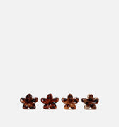 Monis pack de pinzas de pelo pequeñas flor 