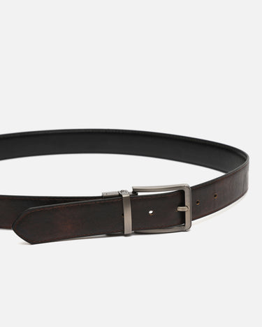 Ridan cinturón reversible con hebilla metálica 