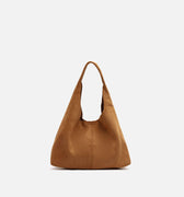 Pologito-1 mini torebka hobo z efektem zamszu z kosmetyczką 