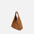 Pologito-1 mini torebka hobo z efektem zamszu z kosmetyczką 