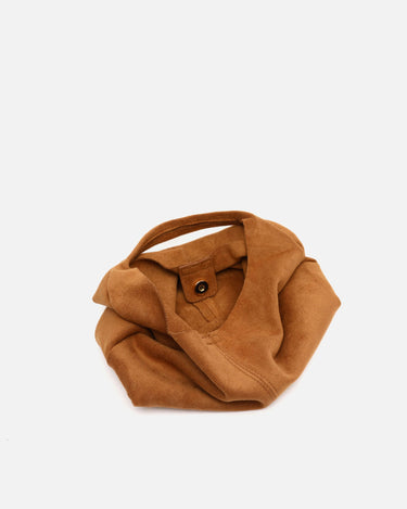 Pologito-1 mini torebka hobo z efektem zamszu z kosmetyczką 