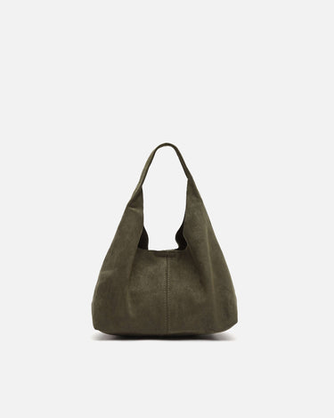Pologito-1 mini torebka hobo z efektem zamszu z kosmetyczką 