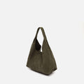 Pologito-1 mini torebka hobo z efektem zamszu z kosmetyczką 