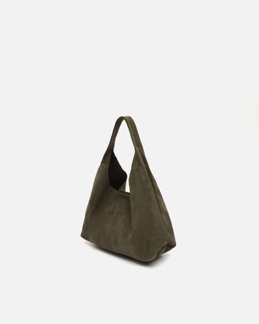 Pologito-1 mini torebka hobo z efektem zamszu z kosmetyczką 