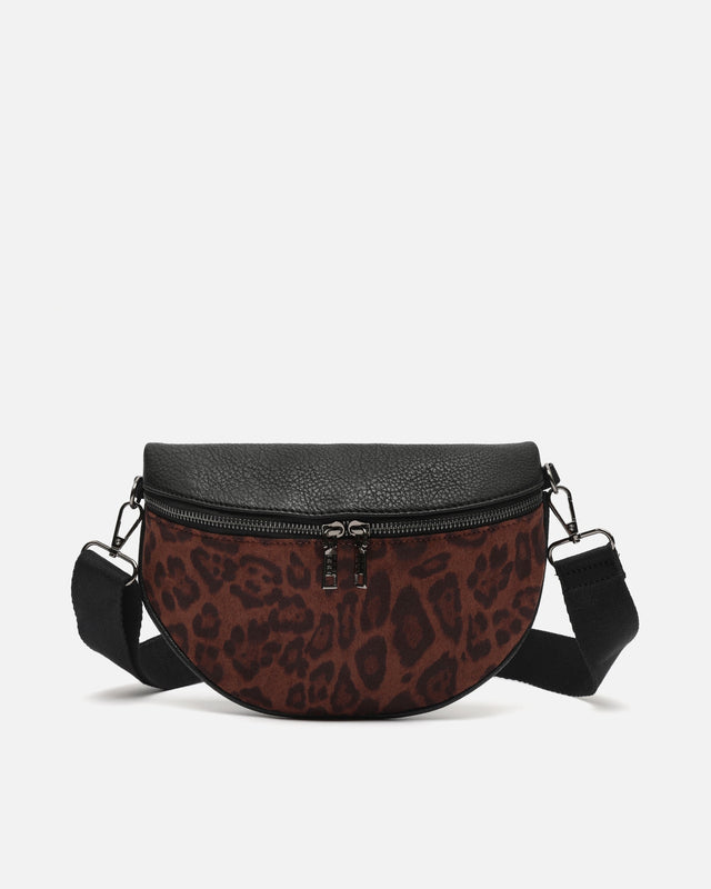 Belba marsupio con stampa animalier