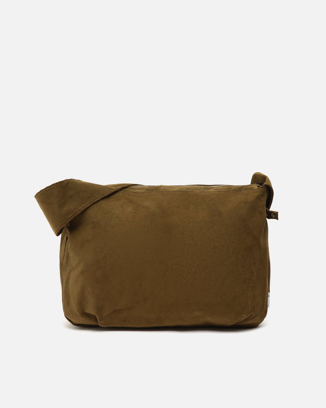 Borsa a spalla grande Coroy effetto velluto a coste