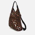 Coroya mochila antirrobo estampado animal print 