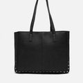 Sona portaordenador estilo shopper de 14 pulgadas con detalles metálicos 