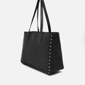 Sona portaordenador estilo shopper de 14 pulgadas con detalles metálicos 