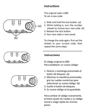 Luisa maleta pequeña rígida instrucciones 