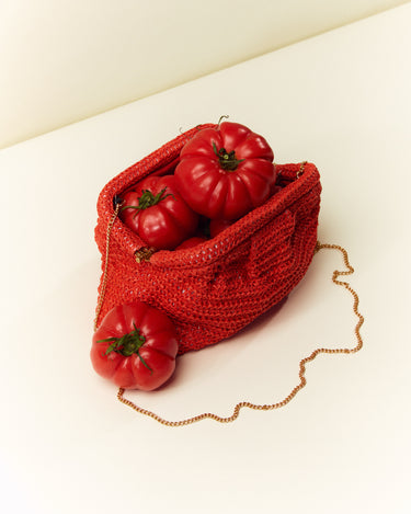 Ropo bolso de mano e bandolera efecto rafia 