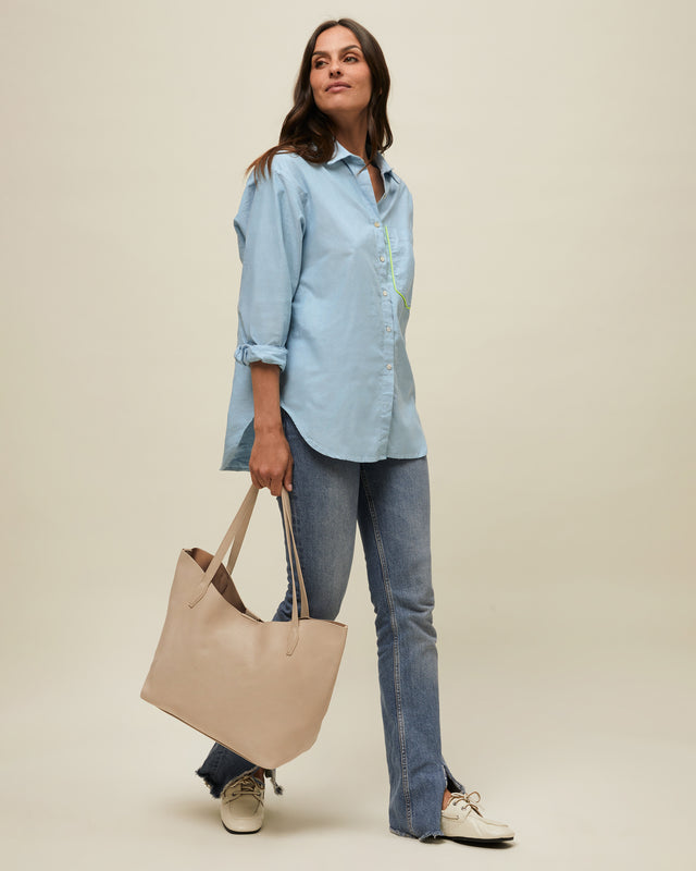 Dewe grand sac shopper avec trousse de toilette amovible 