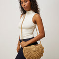 Dondy bolso pequeño efecto rafia 
