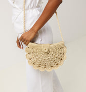Dondy bolso pequeño efecto rafia 