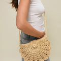 Dondy bolso pequeño efecto rafia 