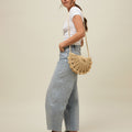 Dondy bolso pequeño efecto rafia 