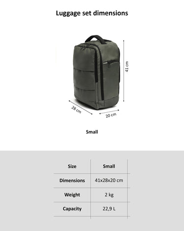 Walizka Hadaru Trolley Mochila 