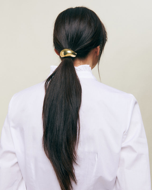 Elástico para cabelo Helia com detalhe metálico ED.