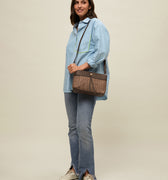 Rangri bolso bandolera efecto rafia 