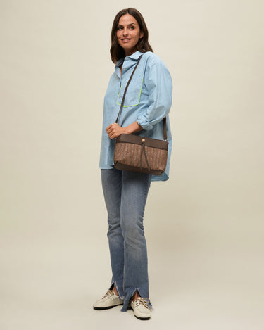 Rangri bolso bandolera efecto rafia 