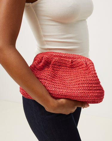 Ropo bolso de mano e bandolera efecto rafia 