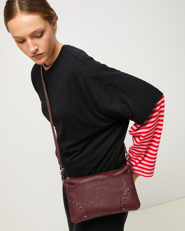 Sereny petit sac à bandoulière avec détails métalliques 