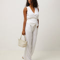 Trena Bolso estilo tote con acabado trenzado 