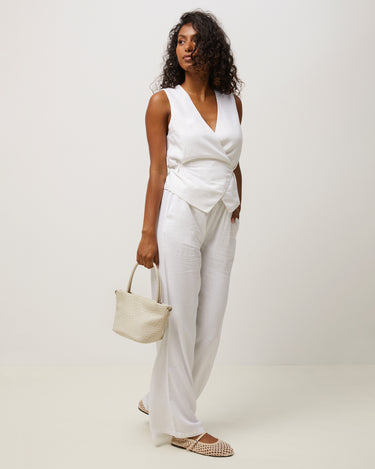 Trena Bolso estilo tote con acabado trenzado 