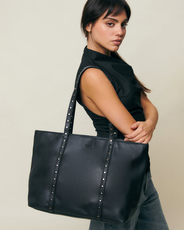 Watty bolso shopper con detalles metálicos